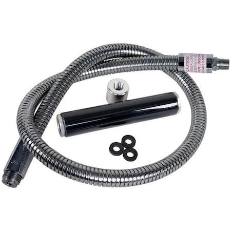 Lincoln Products Lincoln Products FIS71404 Pre-Rinse 44 Stainless Steel Hose Assembly FIS71404